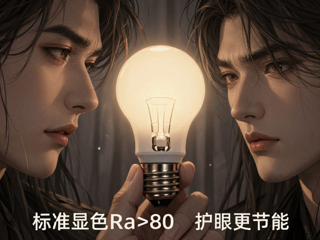 LED替代白炽灯，标准显色Ra>80，护眼更节能