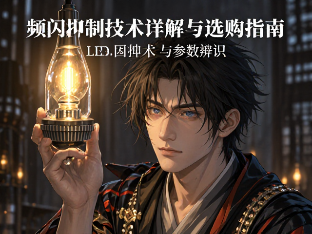 LED替代高瓦数卤素灯,频闪抑制技术详解与选购指南