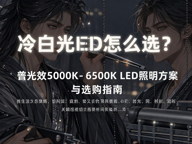 冷白光LED怎么选?高光效5000K-6500KLED照明方案与选购指南