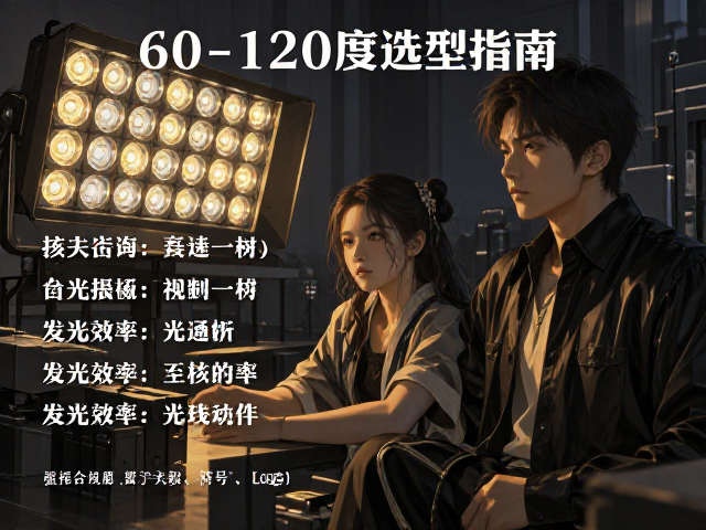 LED泛光灯60-120度选型指南,灯珠核心参数揭秘