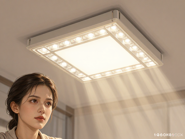 LED自然光(3500K-4500K)灯具，免工具拆装，护眼更便捷