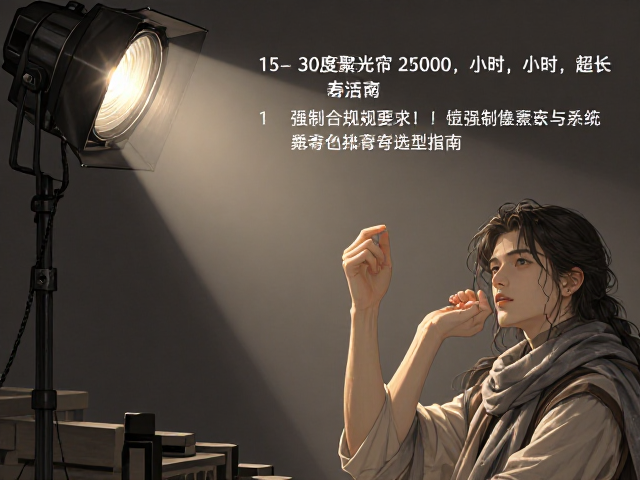 LED聚光型灯具15-30度窄光束,25000,小时超长寿命选型指南