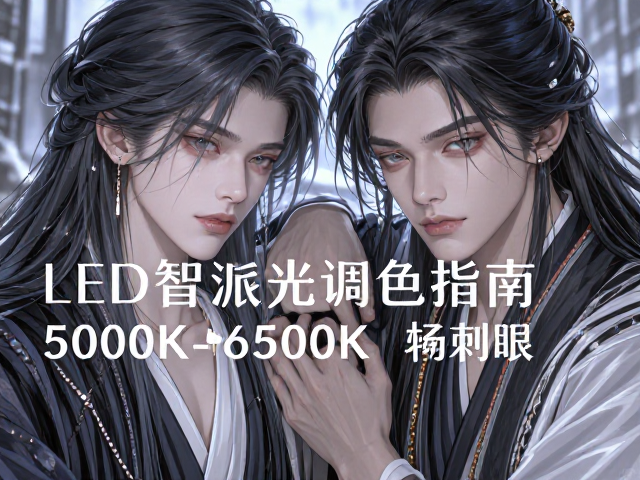 LED冷白光智能调光调色指南，5000K-6500K如何选择不刺眼