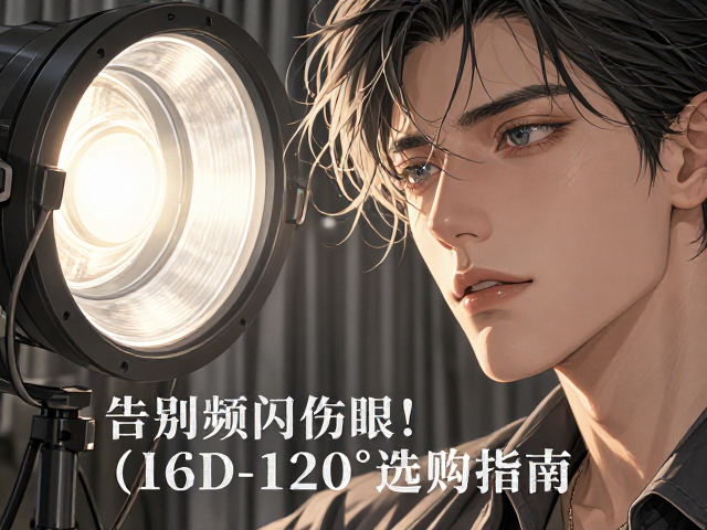 告别频闪伤眼!LED全光谱泛光灯(60-120°)选购指南