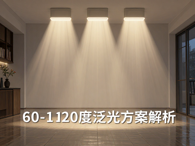 家庭装修必看,LED全光谱健康照明,60-120度泛光方案解析