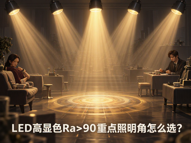 LED高显色Ra>90重点照明角怎么选?3步打造专业光环境