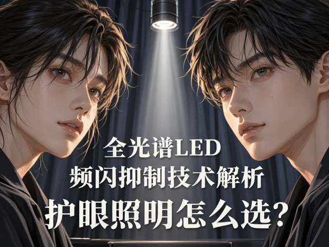 全光谱LED灯频闪抑制技术解析，护眼照明怎么选？