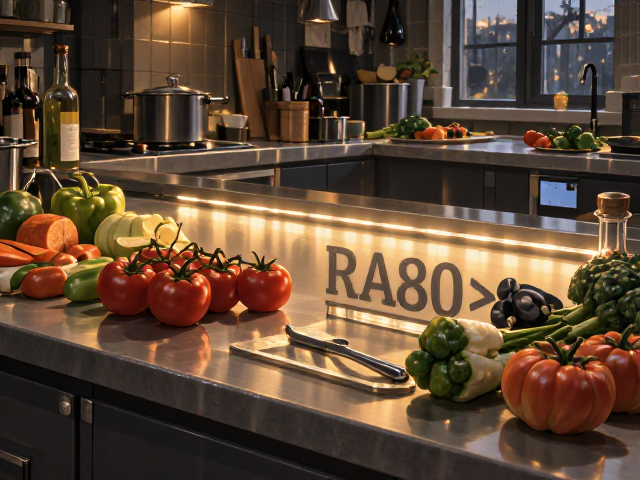 厨房操作台LED灯带推荐，显色指数Ra>80，还原食材本色更保鲜