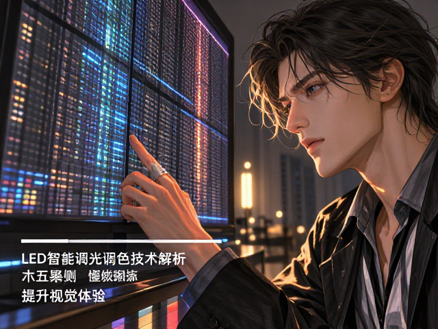 LED智能调光调色技术解析,高色彩还原度提升视觉体验