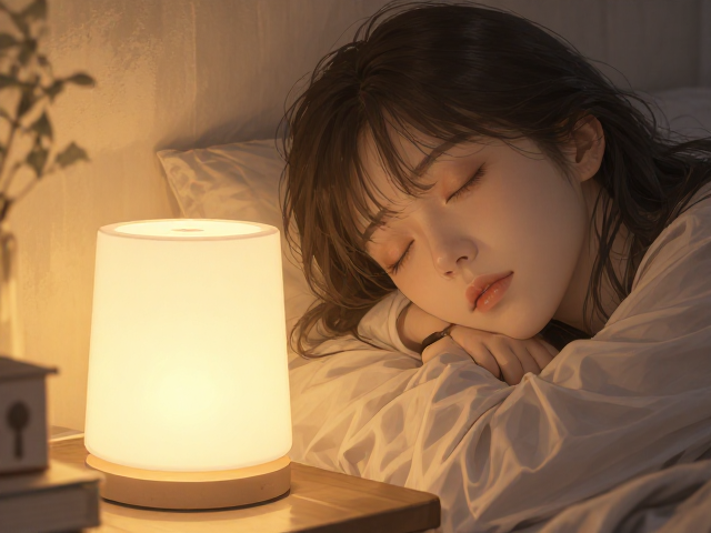 卧室床头智能语音台灯,声控节能省电,静音助眠好帮手
