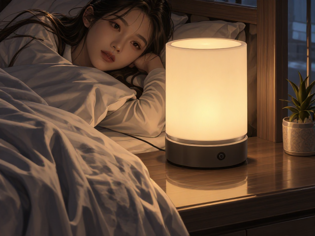 卧室床头智能语音台灯,声控节能省电,静音助眠好帮手