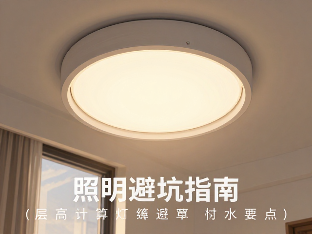 智能语音防尘灯罩怎么选?层高计算避坑指南,照明更舒适