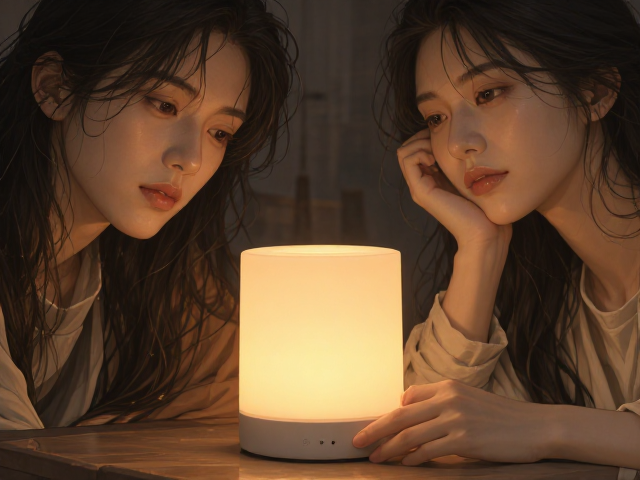 智能语音环保树脂灯,可调色温,打造健康舒适光环境
