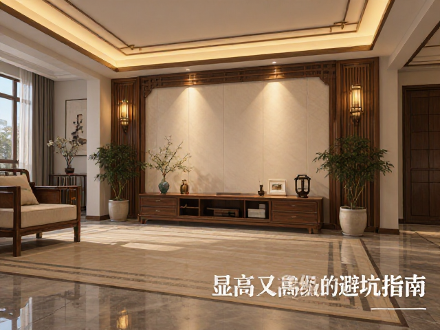 小户型低层高(2.2-2.5m)新中式装修,显高又高级的避坑指南