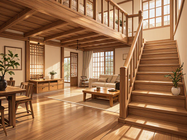 小户型LOFT装修灵感,日式原木风打造温馨阁楼空间