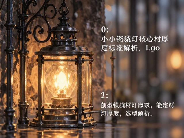 小型铁艺灯罩,精准口径与加厚铁艺厚度选型指南