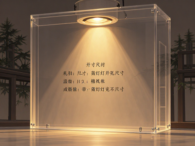 小型亚克力板厚度与筒灯开孔尺寸指南,精准计算不踩坑