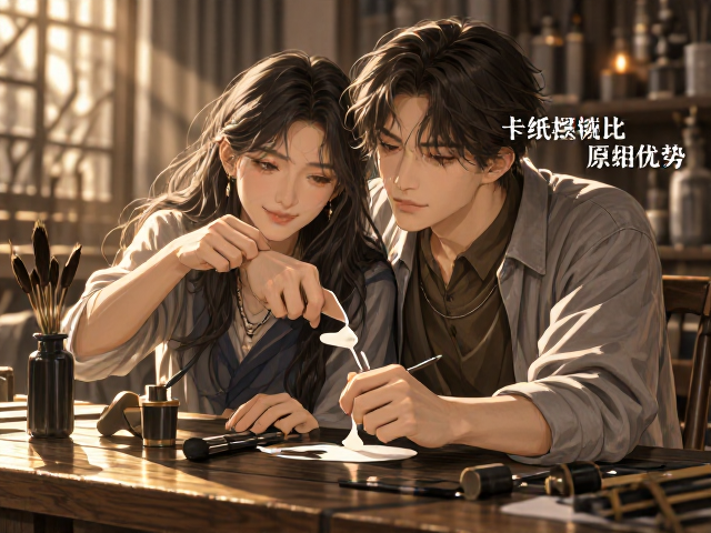 卡纸热转印工艺解析,打造北欧轻奢摆件的高级质感