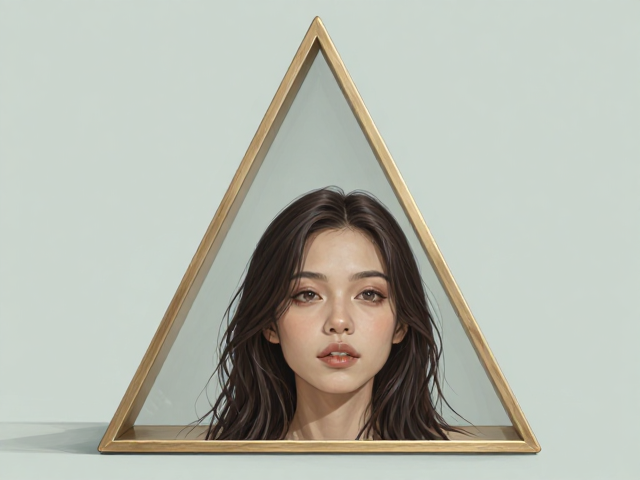 北欧轻奢三角支架摆件,莫兰迪色系ins风家居软装灵感