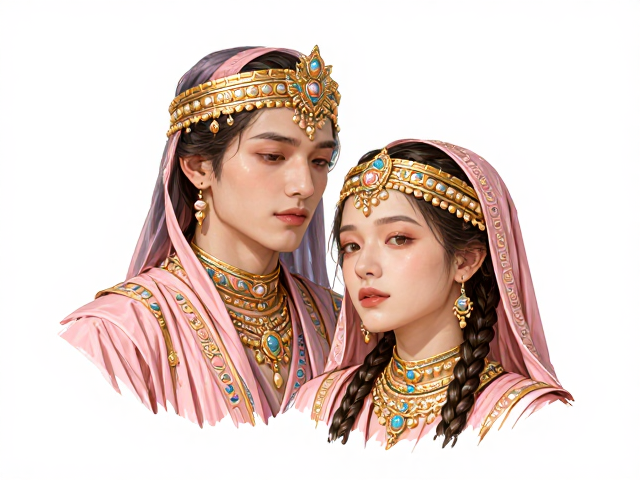 北欧轻奢摆件，融合多元文化符号的粉彩与金色美学设计