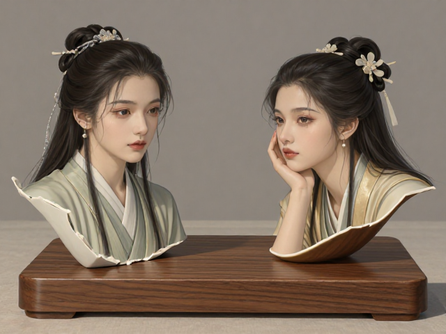 陶瓷摆件易碎怎么选?橡木胡桃木松木底座避坑指南