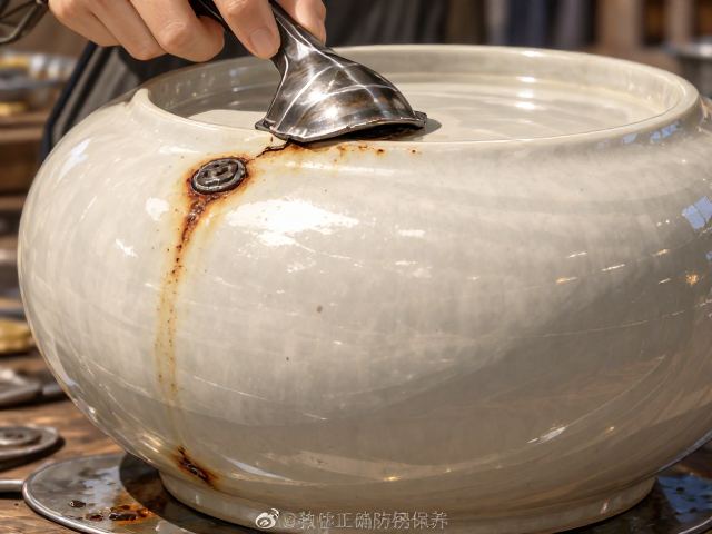 陶瓷摆件上的金属件易氧化生锈？3招教你正确防锈保养