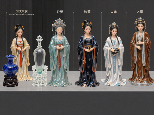 陶瓷摆件常见种类解析，钢化玻璃、高铅水晶与耐高温材质对比