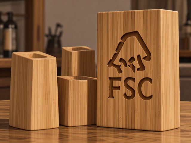 FSC认证木材陶瓷摆件,耐高温环保家居装饰精选