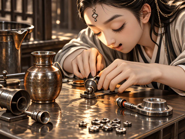 陶瓷摆件需定期保养,金属配件务必防锈防氧化