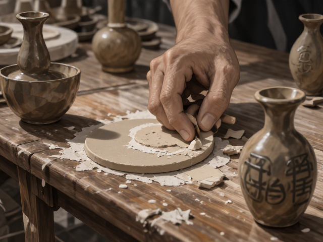 陶瓷摆件低成本制作,纹理自然的高级感秘籍