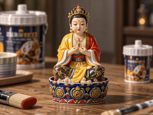陶瓷摆件怎么刷水性漆?色彩鲜艳不掉漆的教程