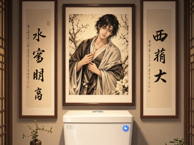 玄关与马桶上方摆件推荐,中式典雅风打造家居风水与美感