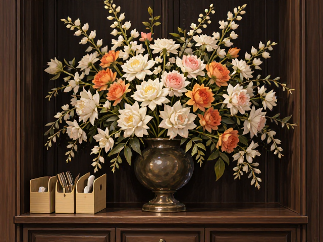 玄关插花载体与餐具收纳盒，高颜值入户摆件灵感