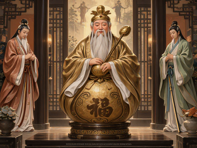 玄关摆件福禄寿喜寓意,日常除尘保持风水气场