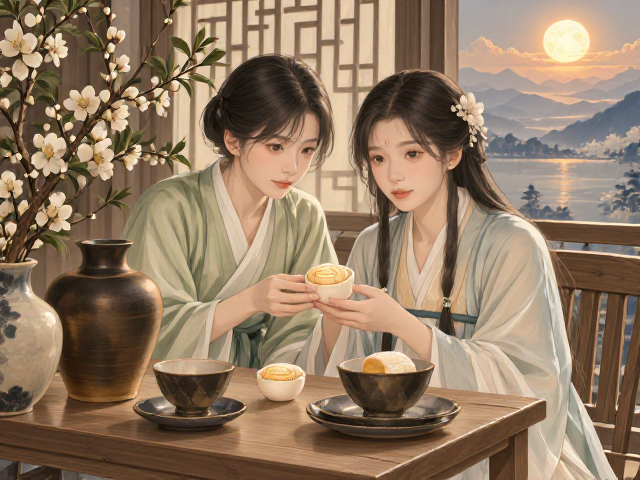 中秋节团圆装饰推荐,清新自然风家用软装摆件指南