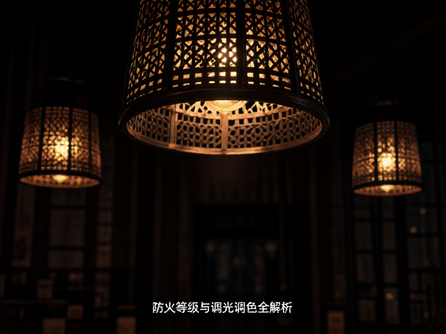 镂空灯具怎么选？防火等级与调光调色全解析