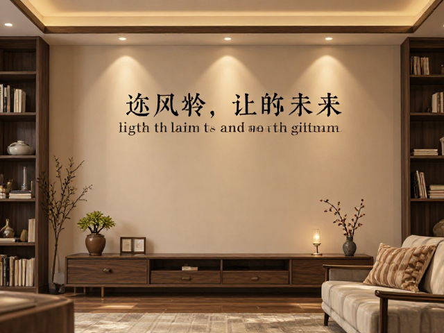 客厅电视背景墙软装灵感,墙面励志标语打造治愈系家居空间