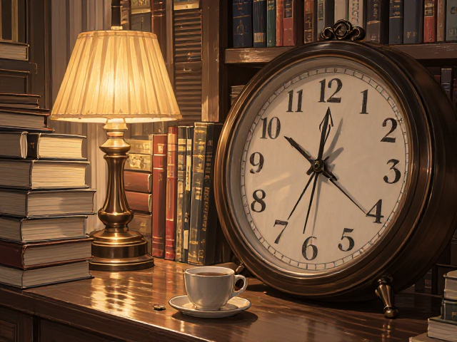 阅读角氛围钟,用艺术品味点亮家用软装摆件之美