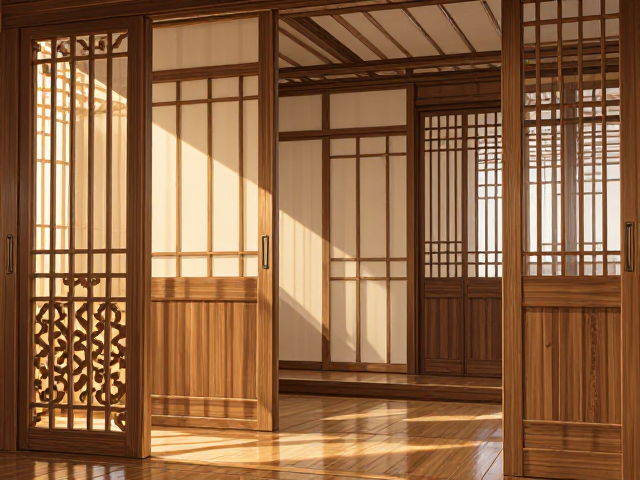 日式原木风镂空雕花设计,打造通透高级家居美学