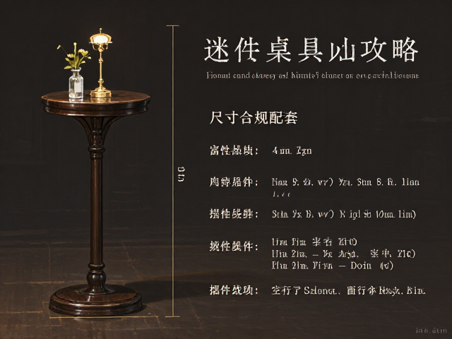迷你桌面摆件落地需配底座尺寸?详解与家具配套尺寸攻略