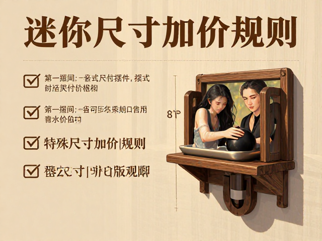 迷你桌面摆件选购指南,特殊尺寸加价规则与壁挂式尺寸标注详解