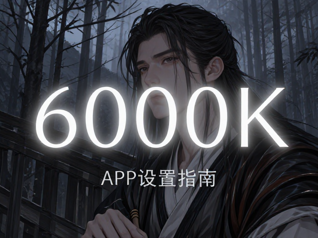 APP调色控制,6000K高亮冷光白色灯效设置指南