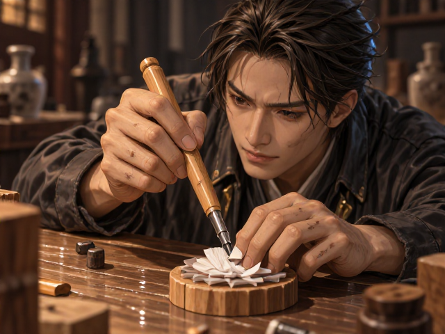迷你桌面摆件清洁工具适配，木雕受木材直径限制详解
