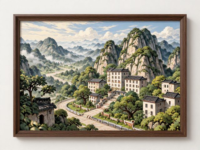 迷你桌面摆件挂画中心高度与微缩景观构建指南