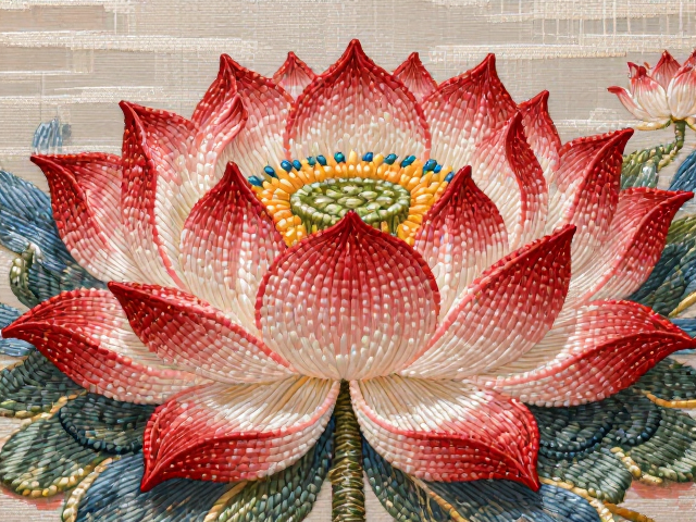打籽绣在现代设计与文化传承中的应用