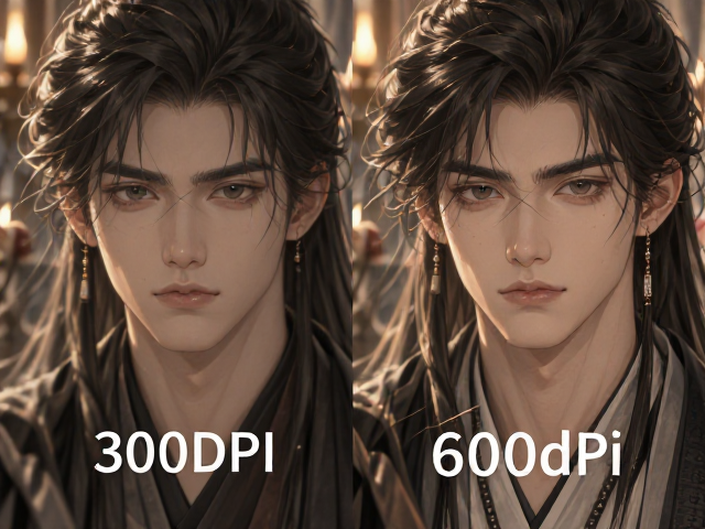 300DPI与600dpi的视觉差异解析