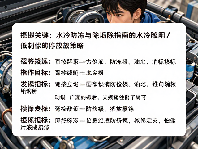 水冷防冻与除垢清洗指南,低温长期停放策略