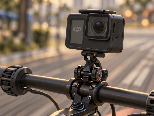 DJI Action车把支架，铝合金CNC加工稳固防震，骑行拍摄更清晰