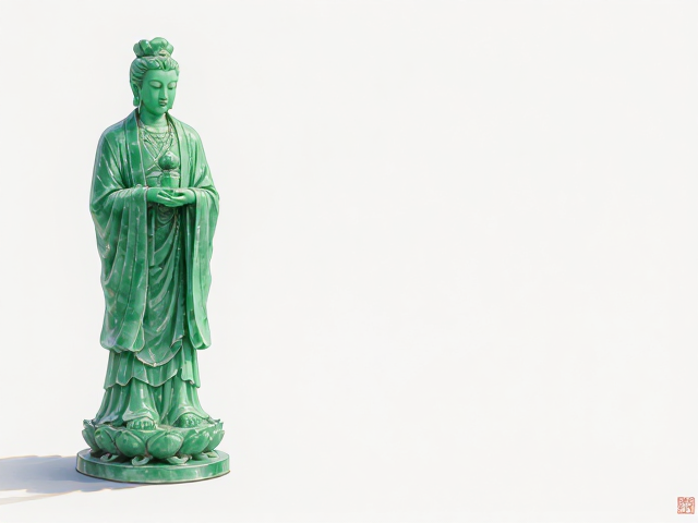 翡翠绿摆件搭配日式侘寂风,白色空间的高级美学灵感