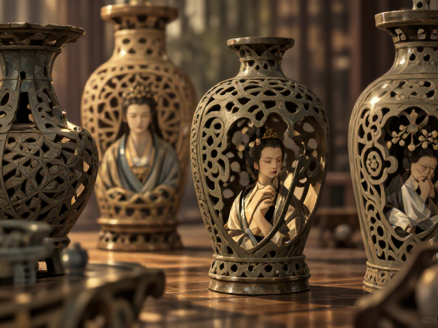 镂空工艺摆件选购指南,仿古做旧与弯曲塑形的艺术之美